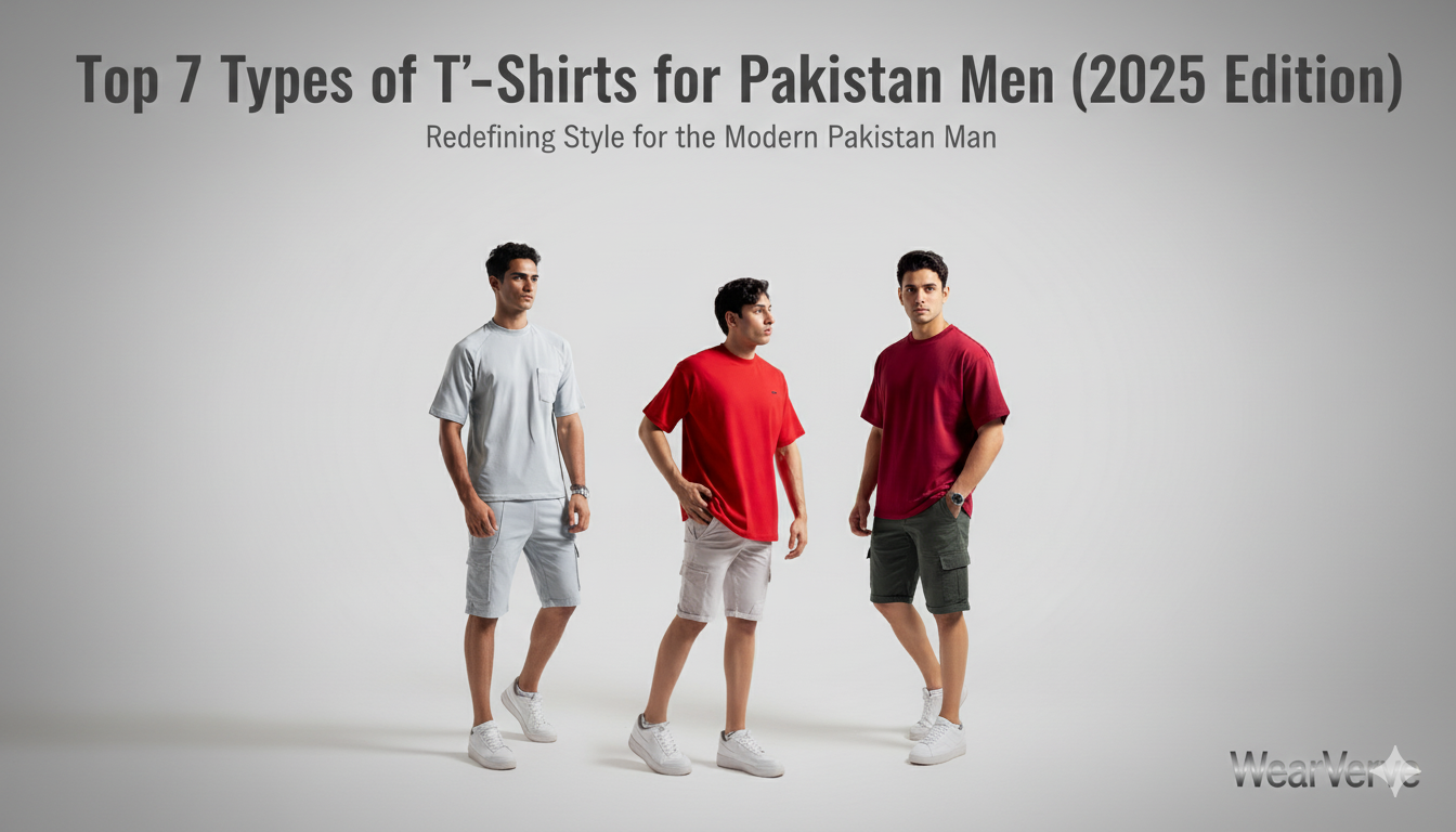 7 types of Men’s T-Shirts 2025 That Are Redefining your Fashion