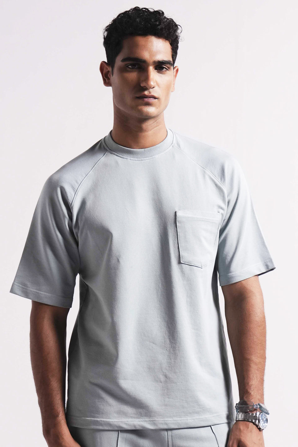 Navy blue signature pocket t shirt for men in Pakistan