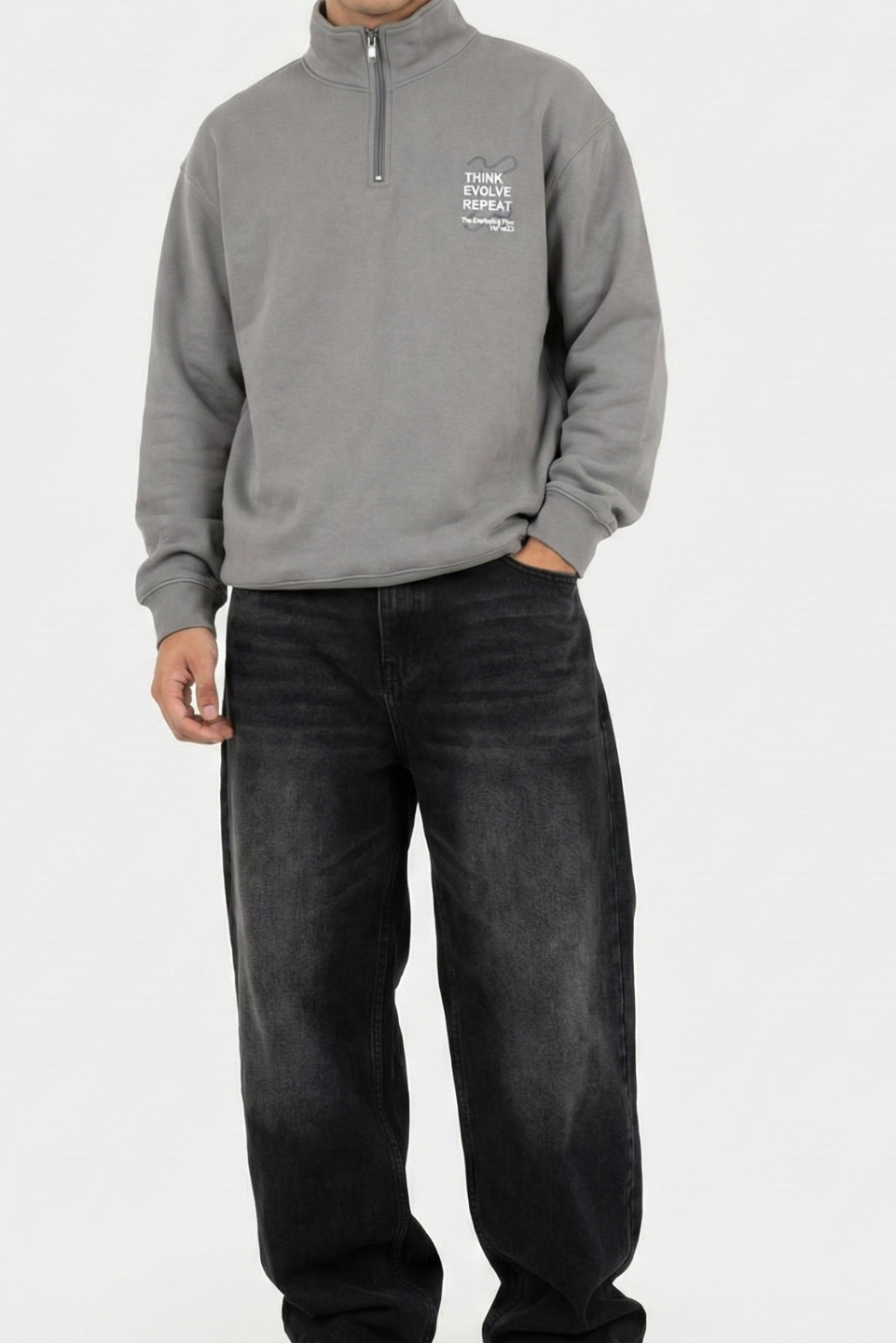 EVOLVE ZIP-NECK SWEATSHIRT