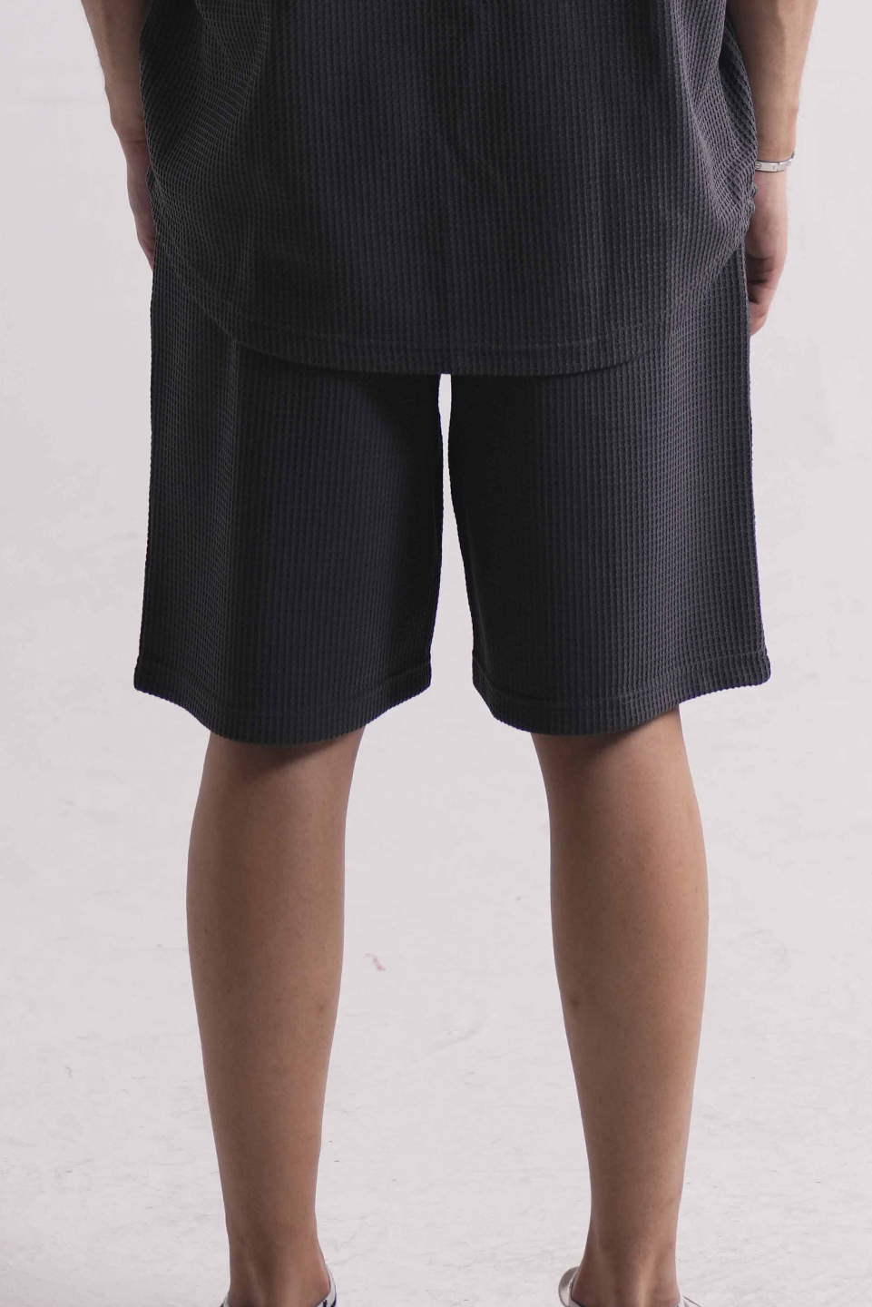 WAFFLE KNIT SHORTS