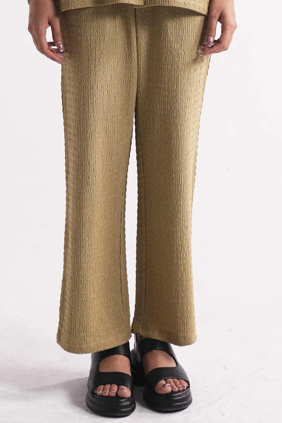 golden beige batwing pants for women in Pakistan