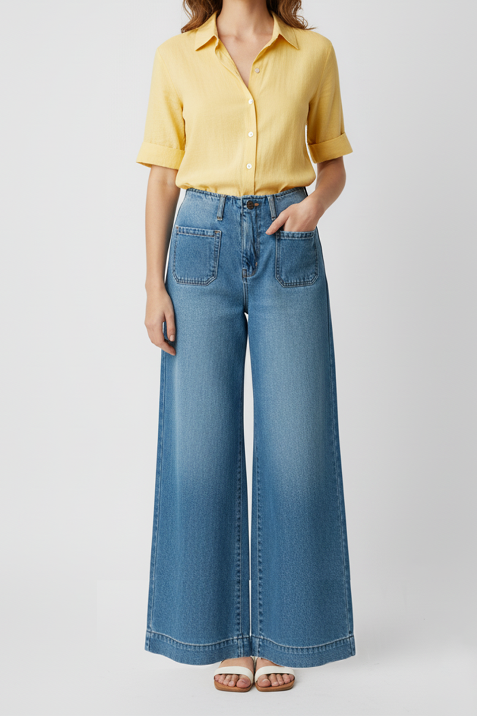 WIDE LEG DENIM