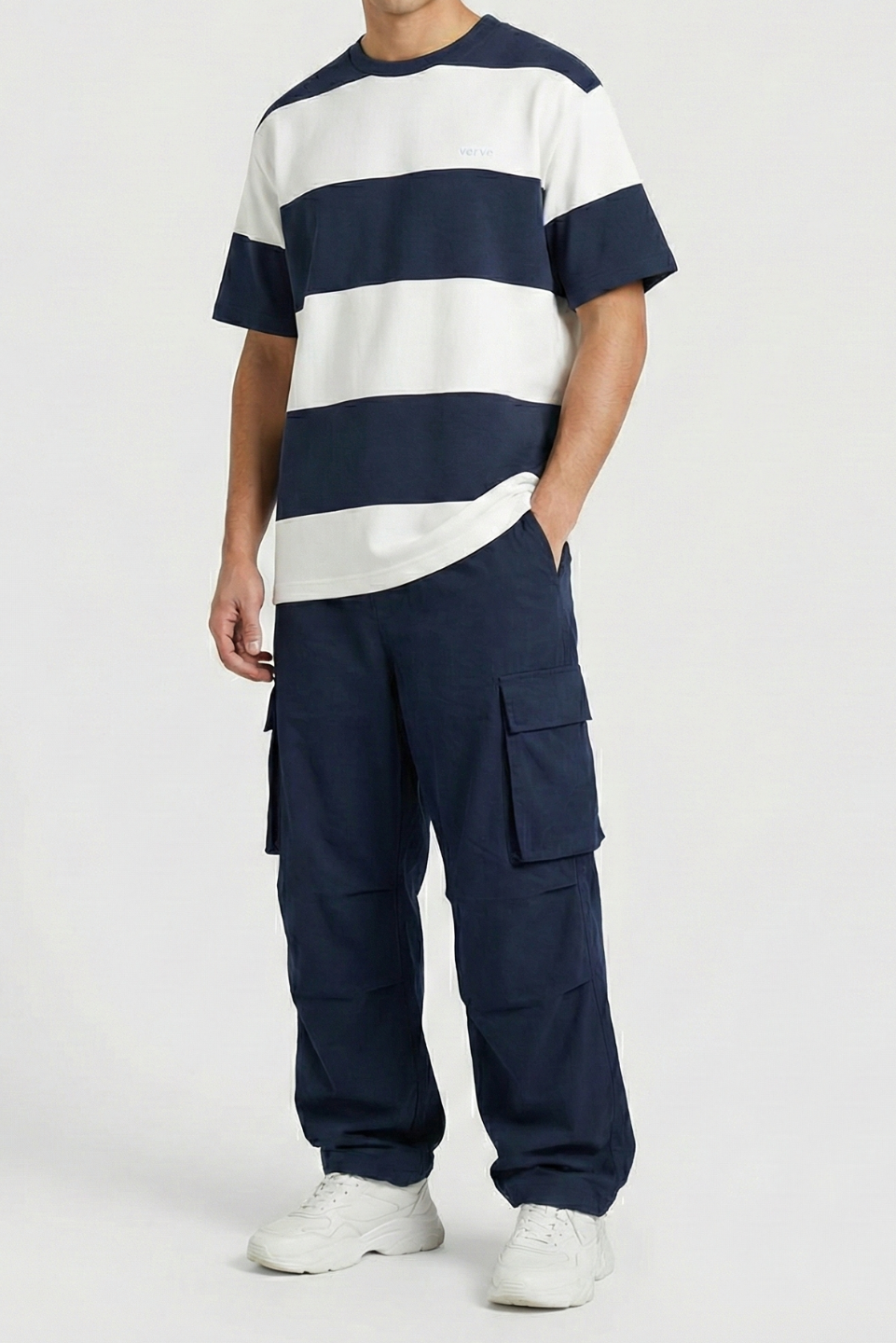 VERVE BOLD STRIPE TEE