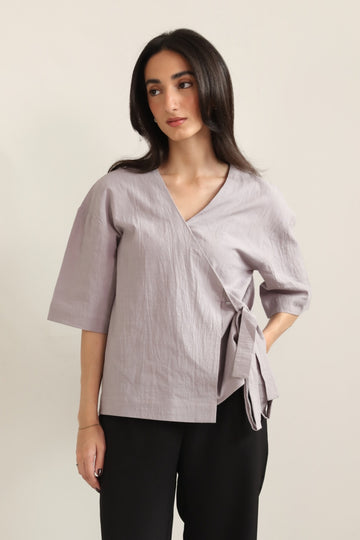 WRAP KIMONO TOP