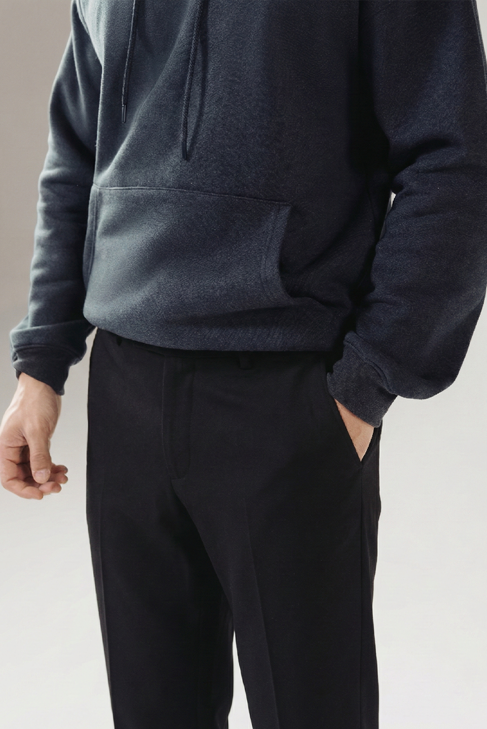 TAILORED SCUBA PANTS BLACK