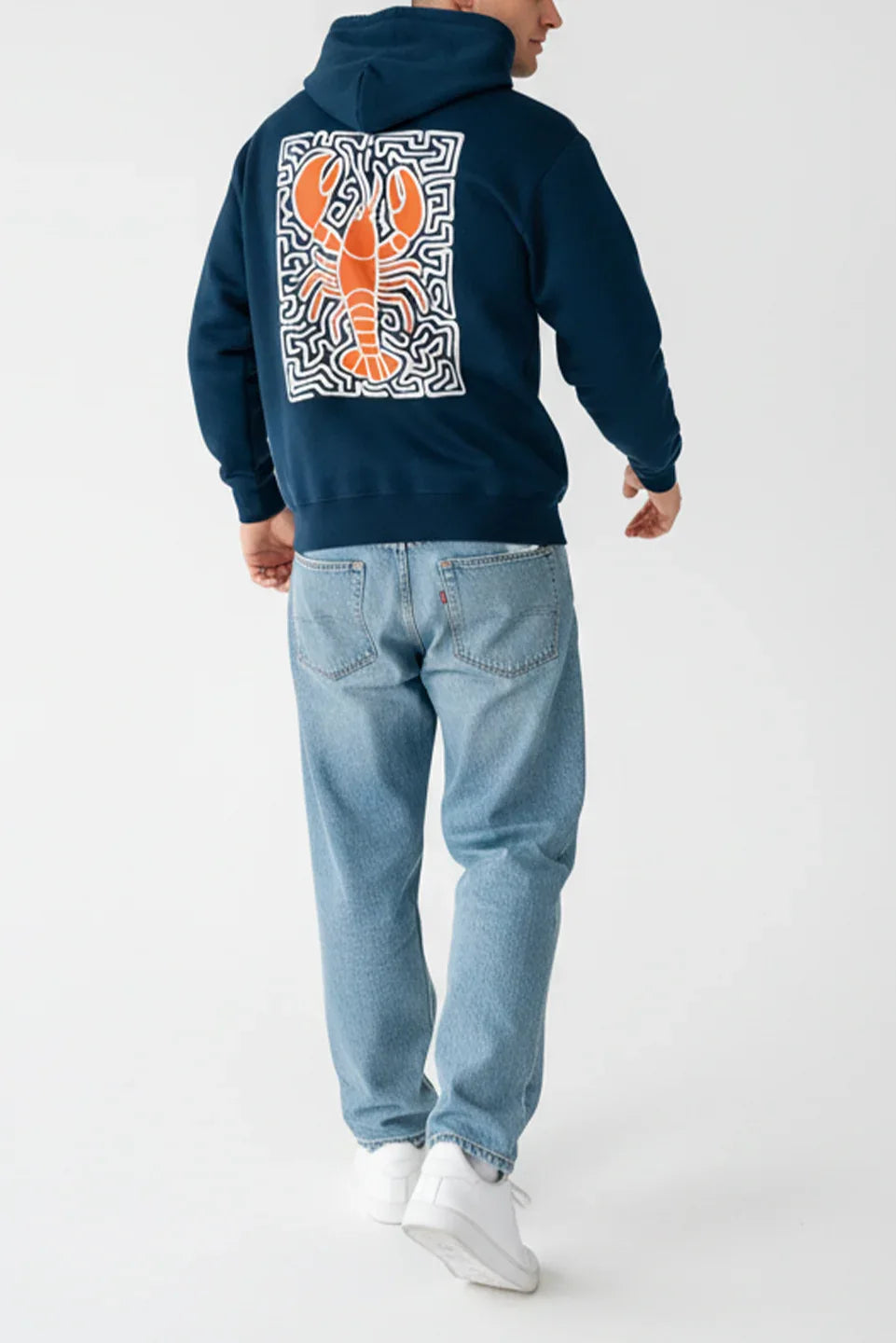 navy blue hoodie for men