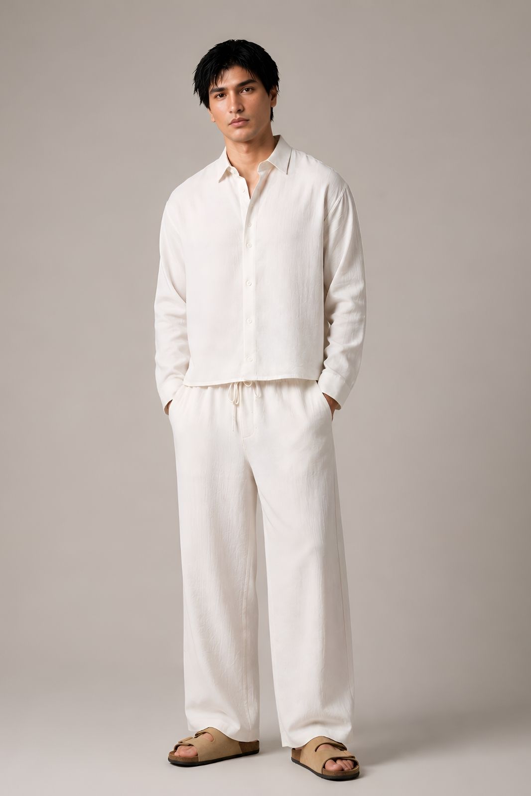 CLASSIC LINEN COORD SET