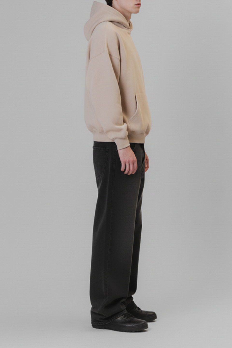 BEIGE LOBSTER MAZE HOODIE