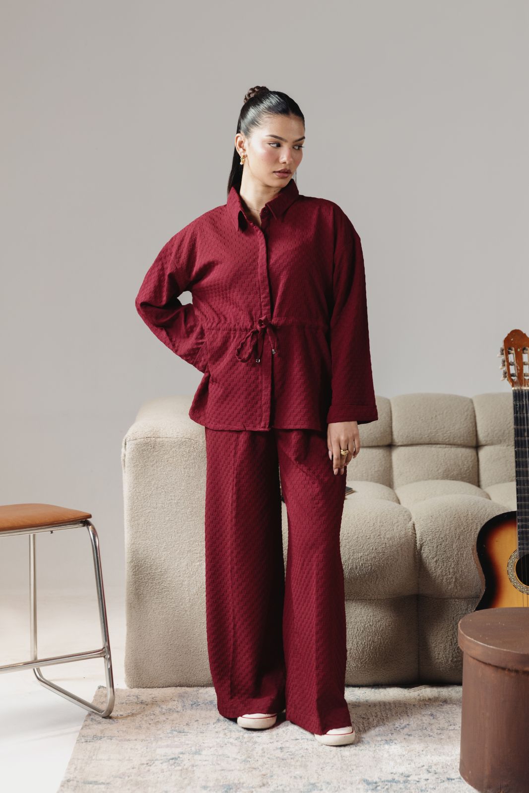TEXTURED LOUNGE SET