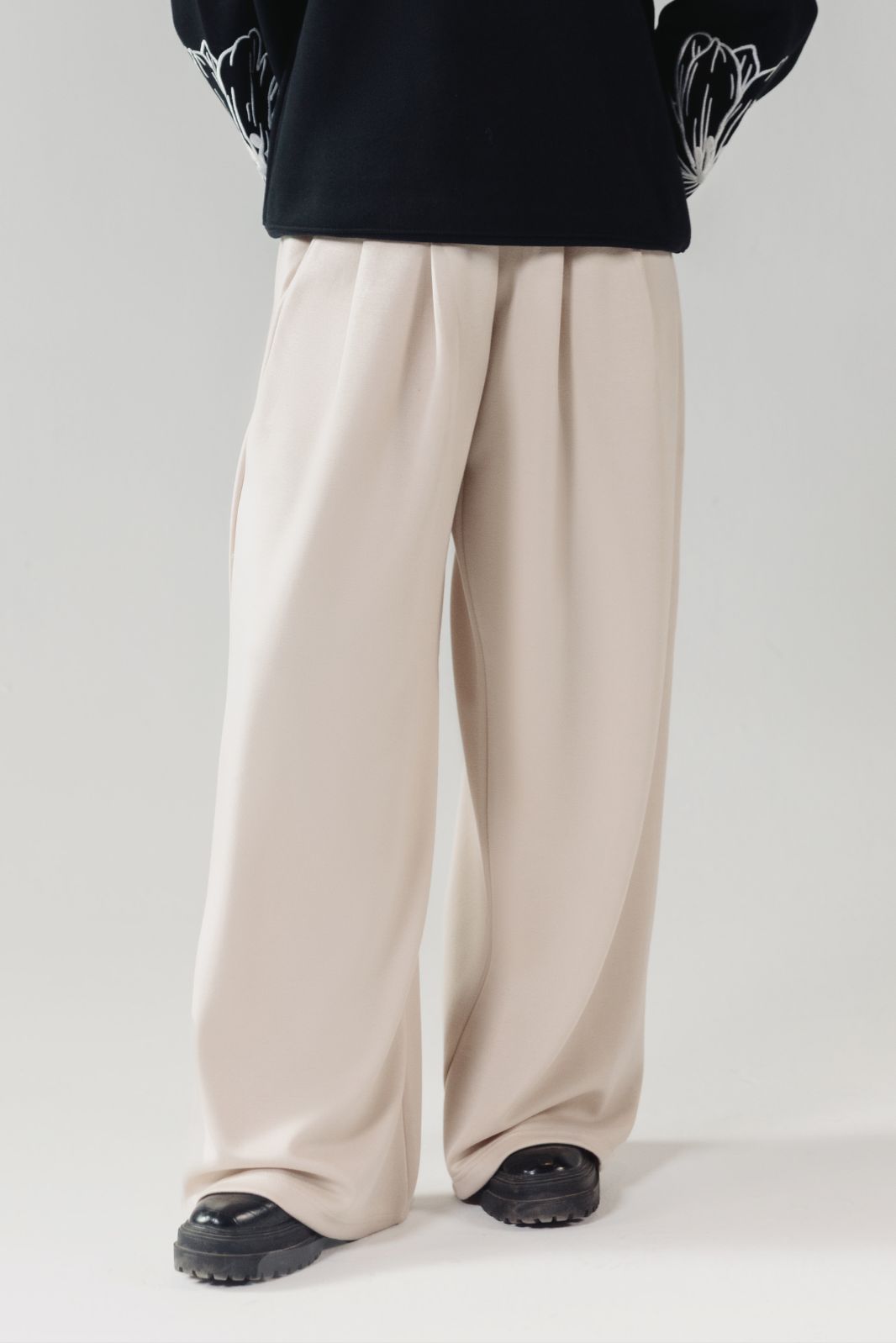 SCUBA WIDE-LEG PANTS
