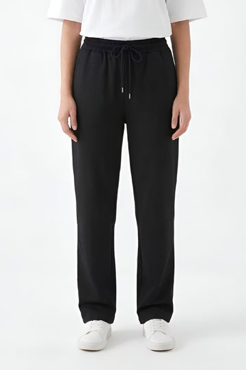 STRAIGHT LEG INTERLOCK TROUSERS