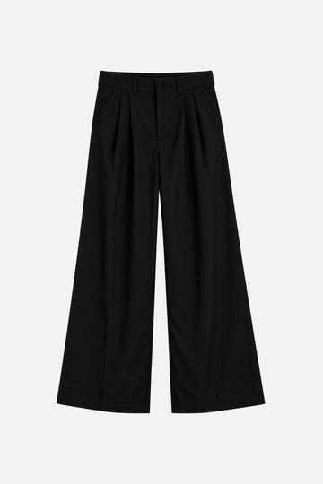 MEN’S PLEATED WIDE LEG PANTS