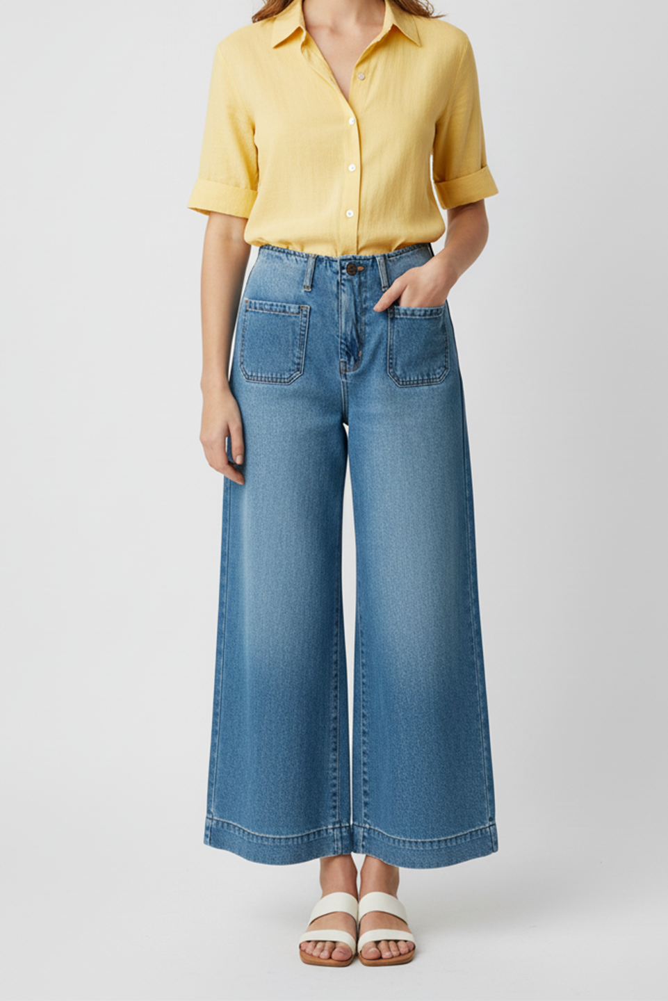 WIDE LEG DENIM