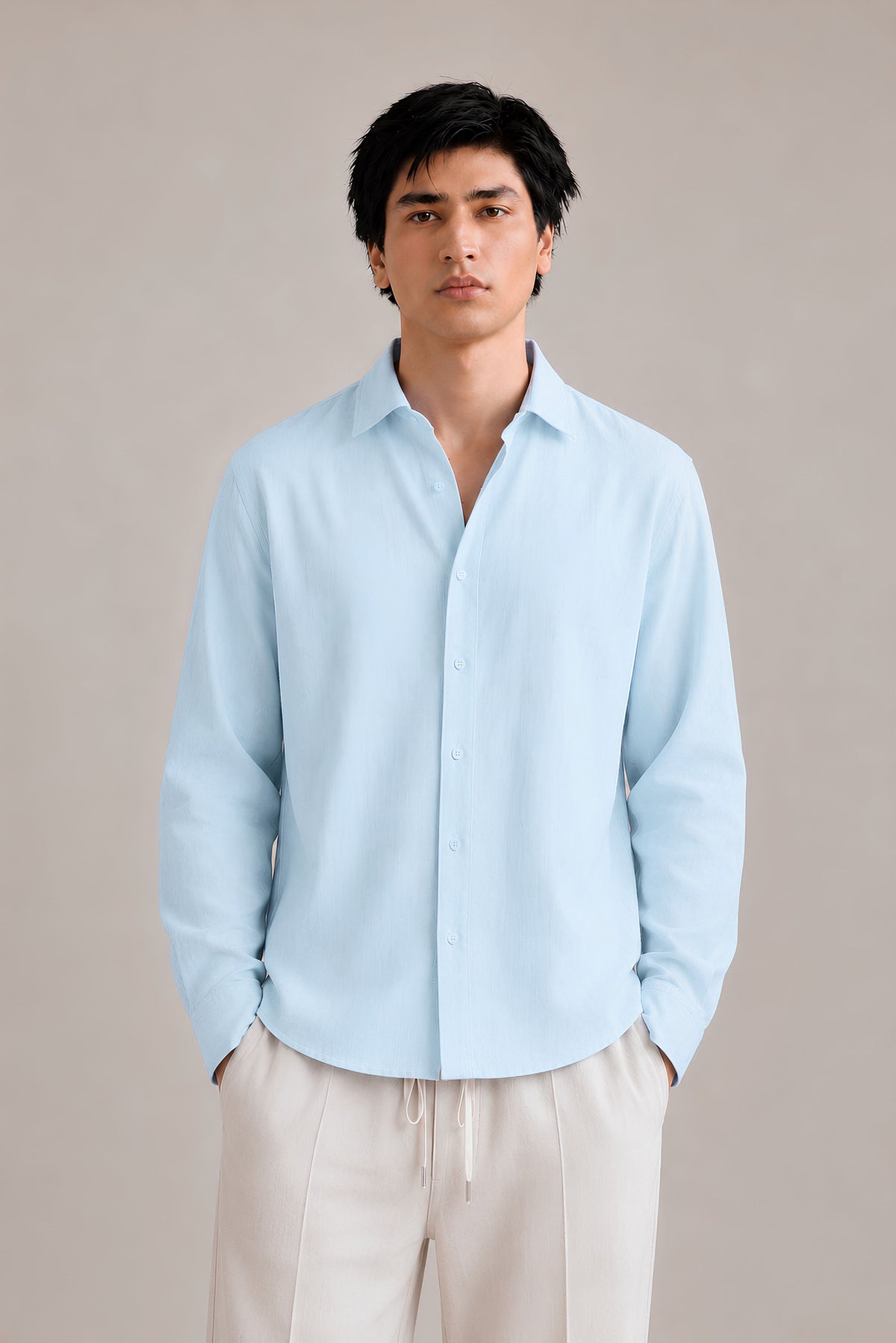 BOXY CROPPED SHIRT