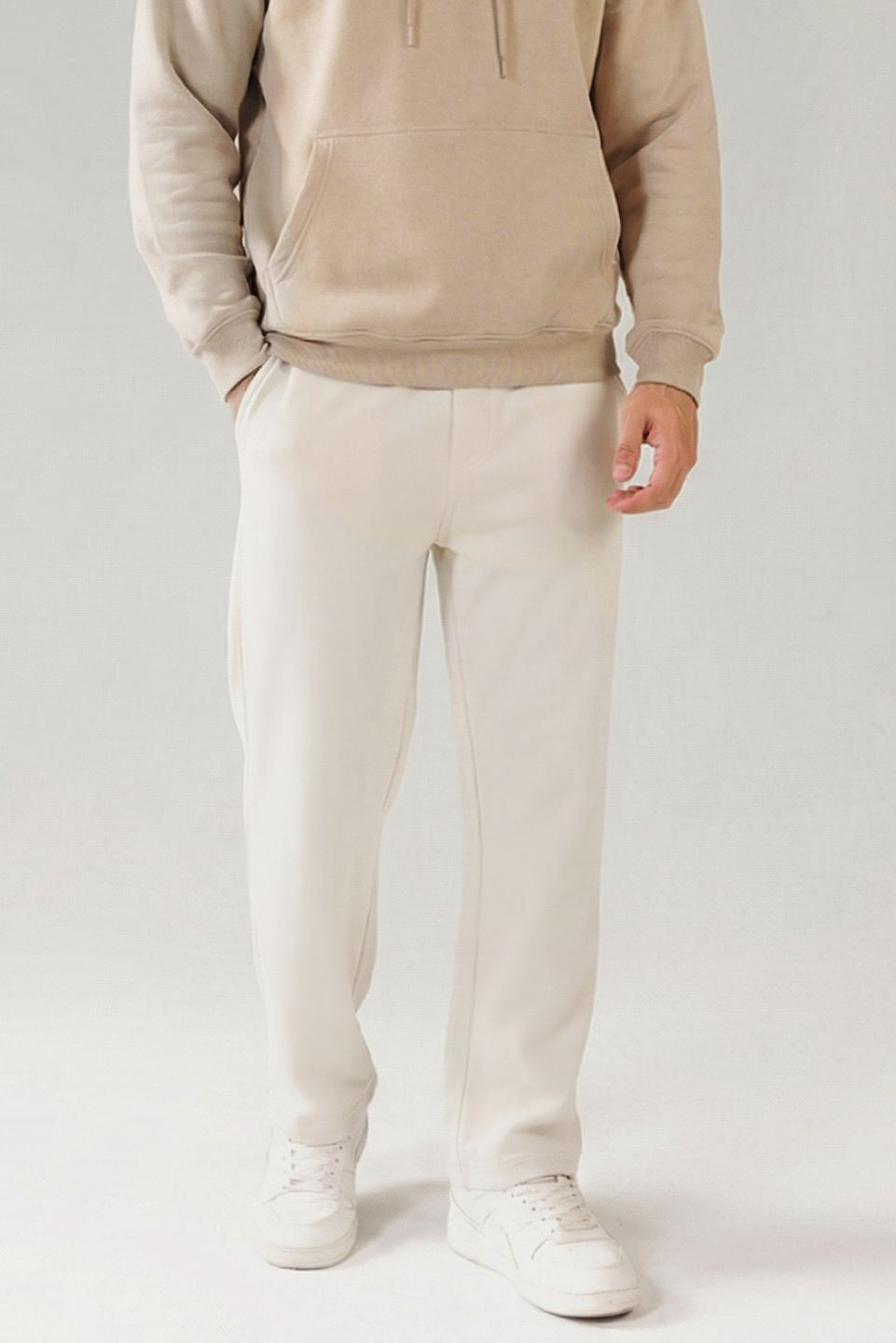 TAILORED SCUBA PANTS BEIGE