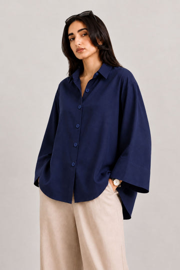 STATEMENT BUTTON DOWN SHIRT