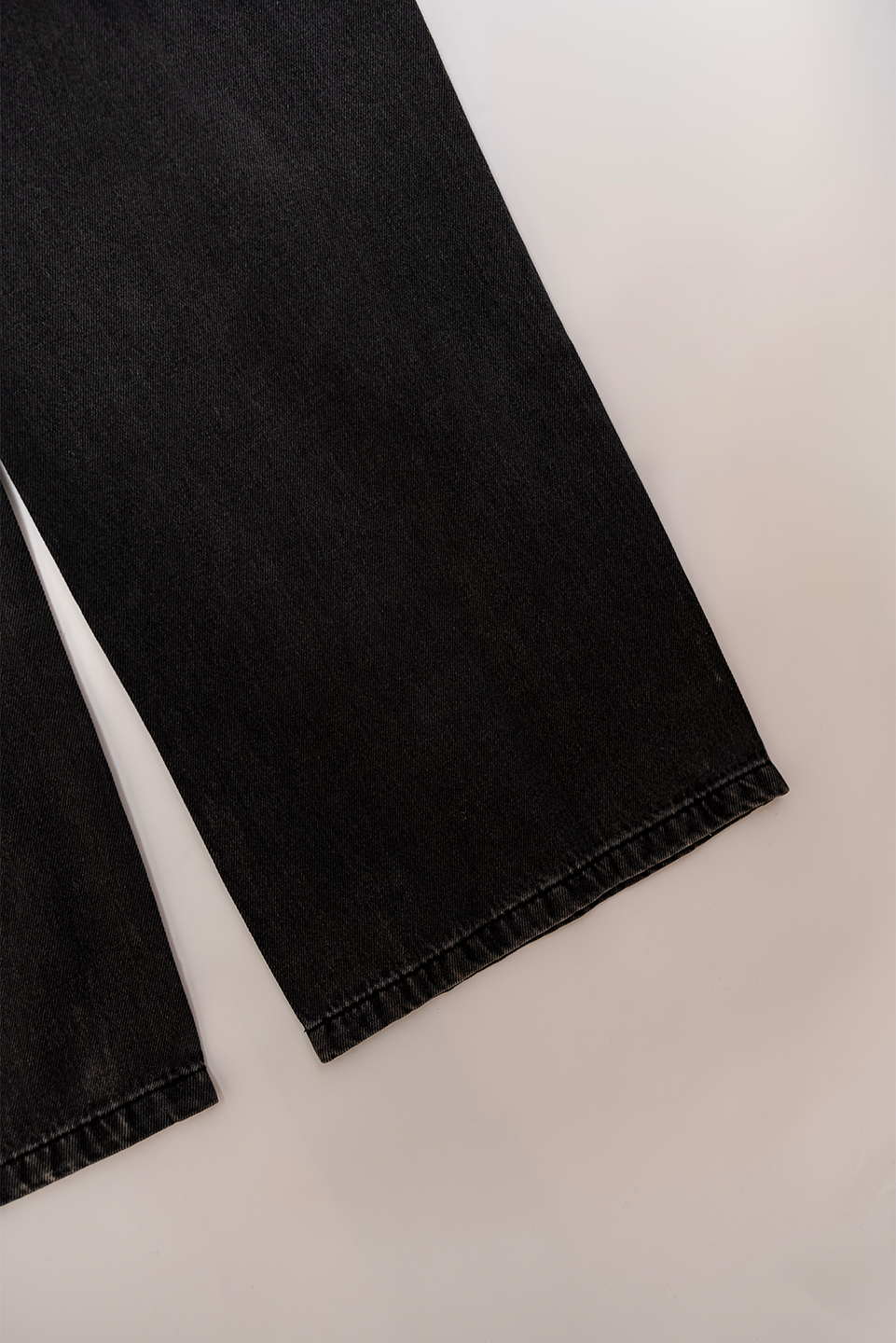 BLACK DENIM OVERALL