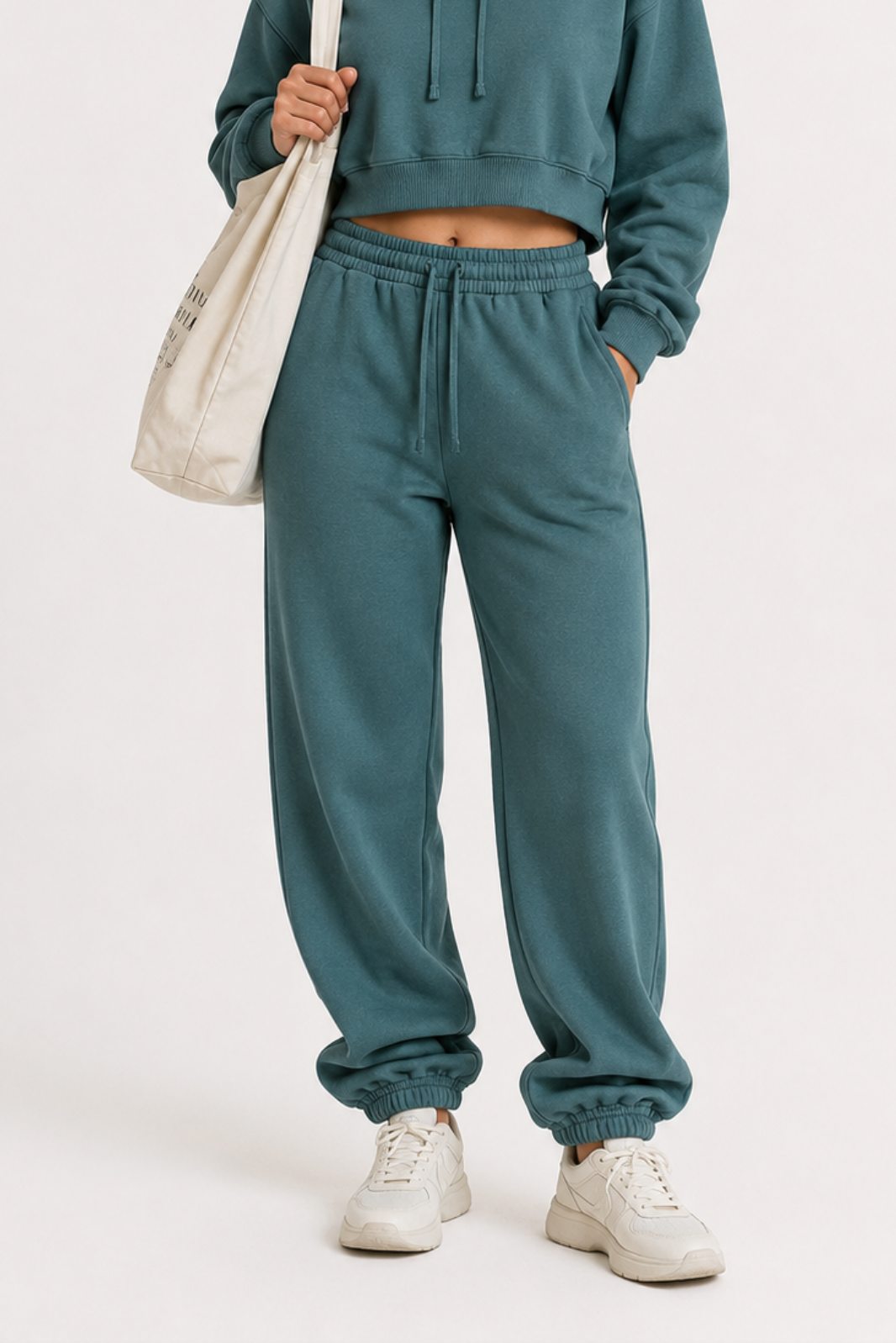 WOMEN TROUSER - TEAL
