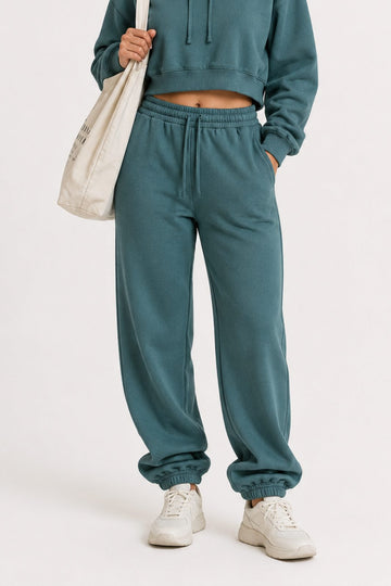 WOMEN TROUSER - TEAL