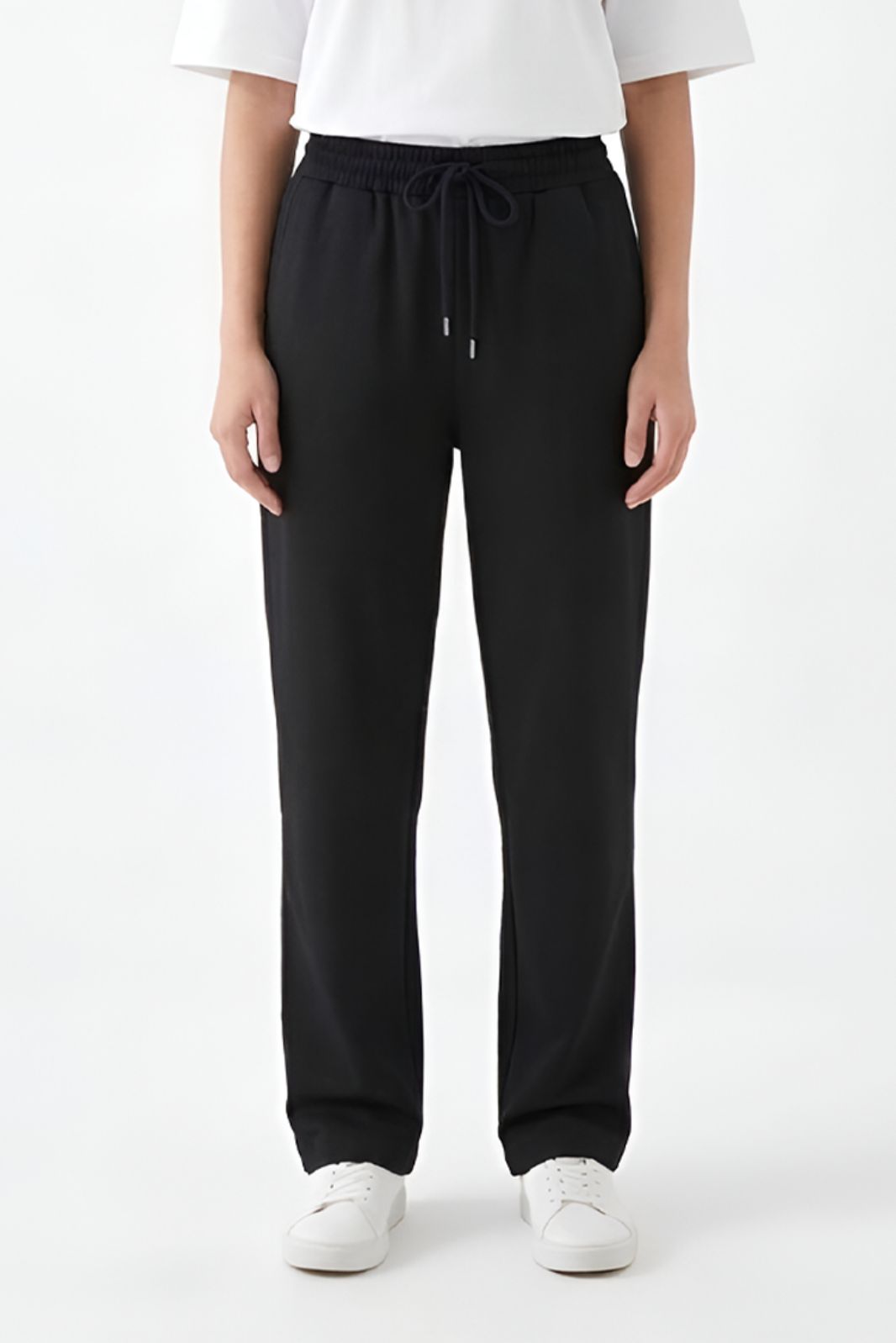 STRAIGHT LEG INTERLOCK TROUSERS