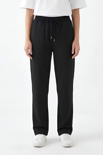 STRAIGHT LEG INTERLOCK TROUSERS