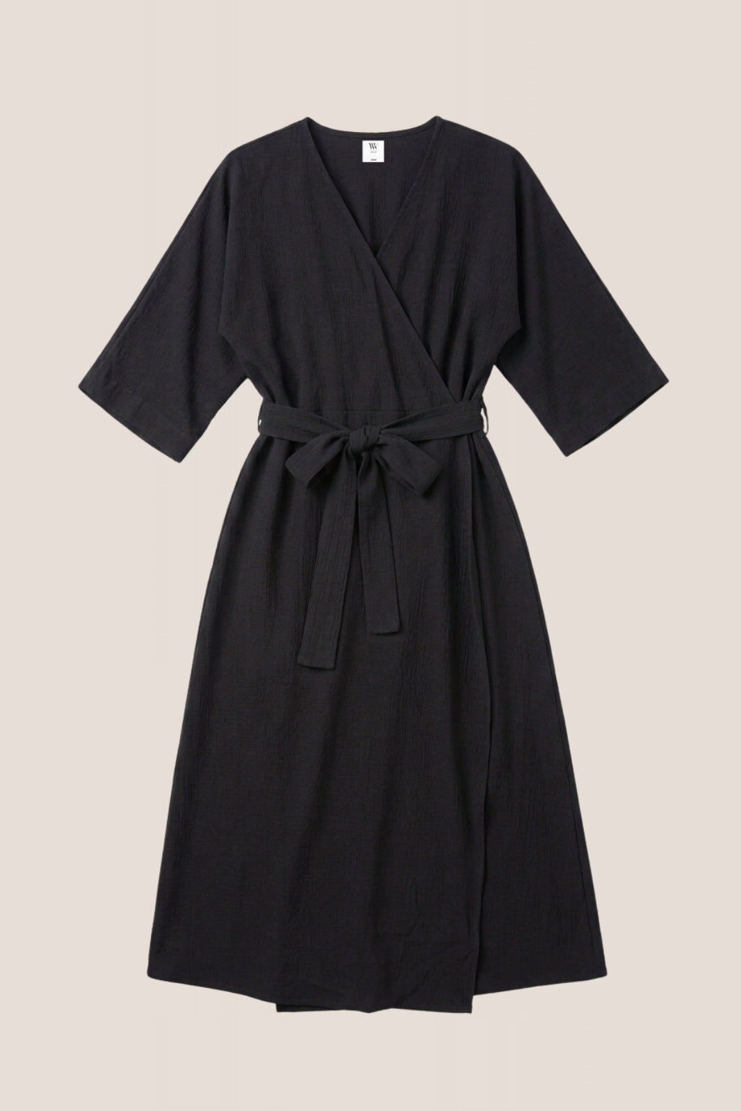 WRAP MIDI DRESS
