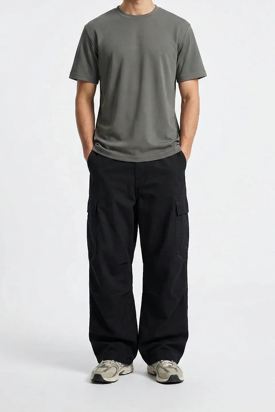 CLASSIC REGULAR TEE - CHARCOAL GREY