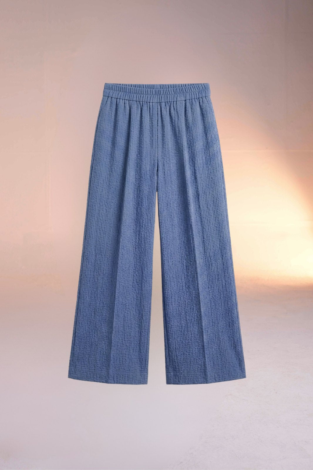 TEXTURED WIDE LEG PANT