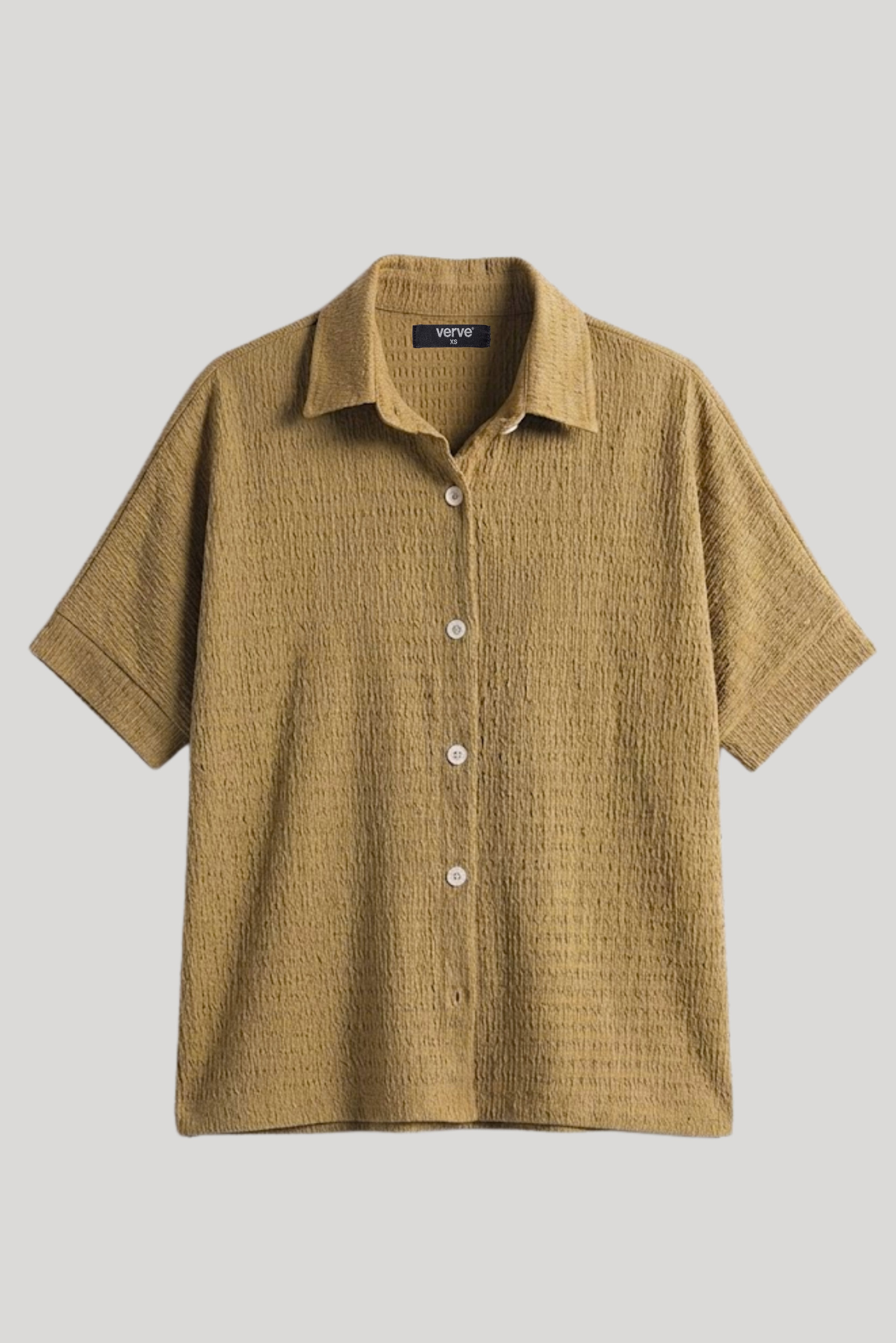 BATWING SLEEVE BUTTON UP SHIRT