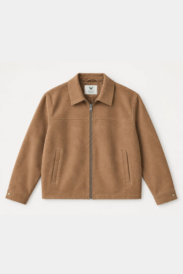 SUEDE STRUCTURED JACKET
