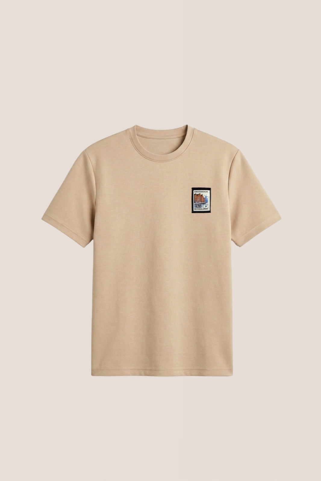 AMSTERDAM POSTCARD PATCH TEE