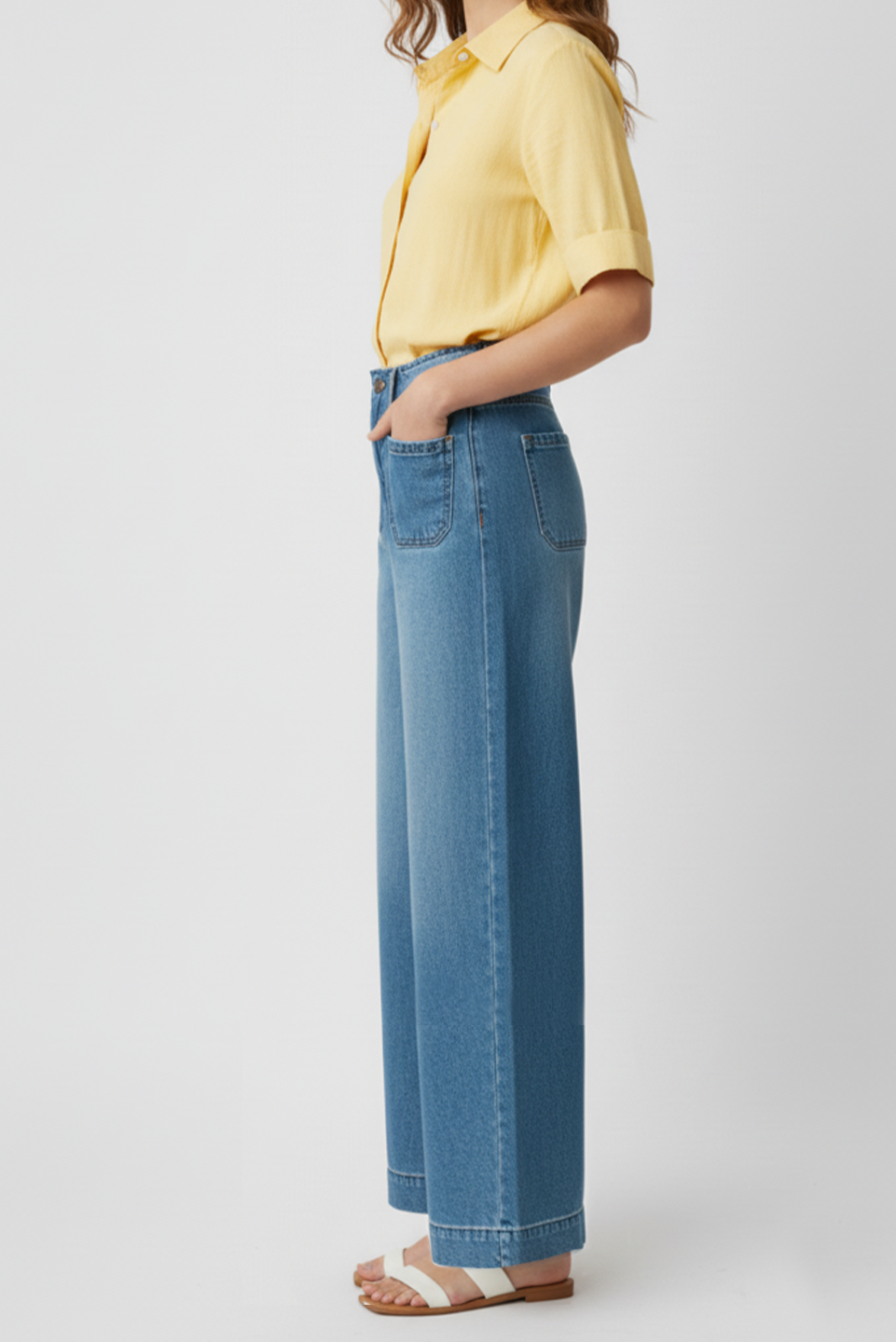 WIDE LEG DENIM