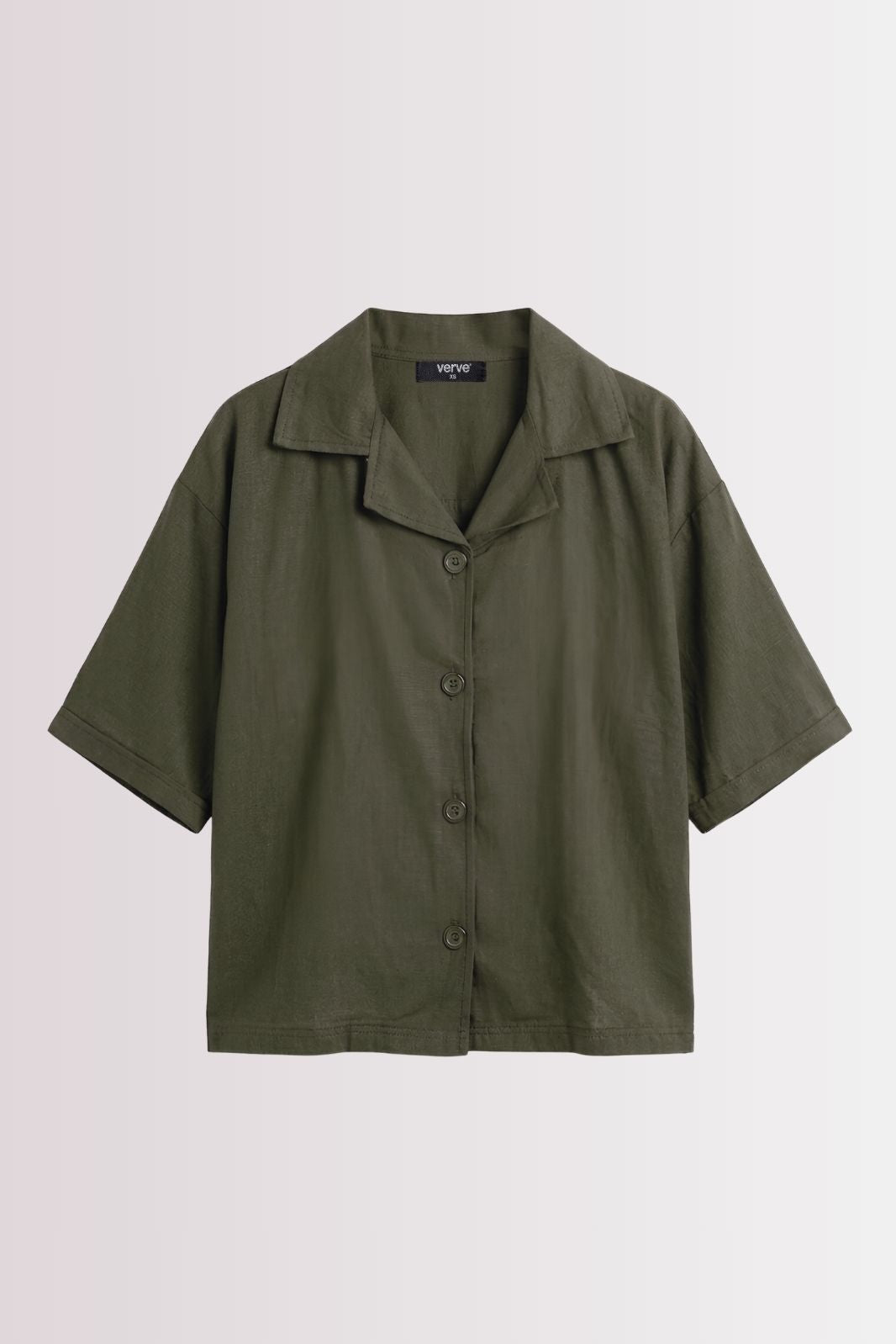 RELAXED FIT RESORT SHIRT GREEN