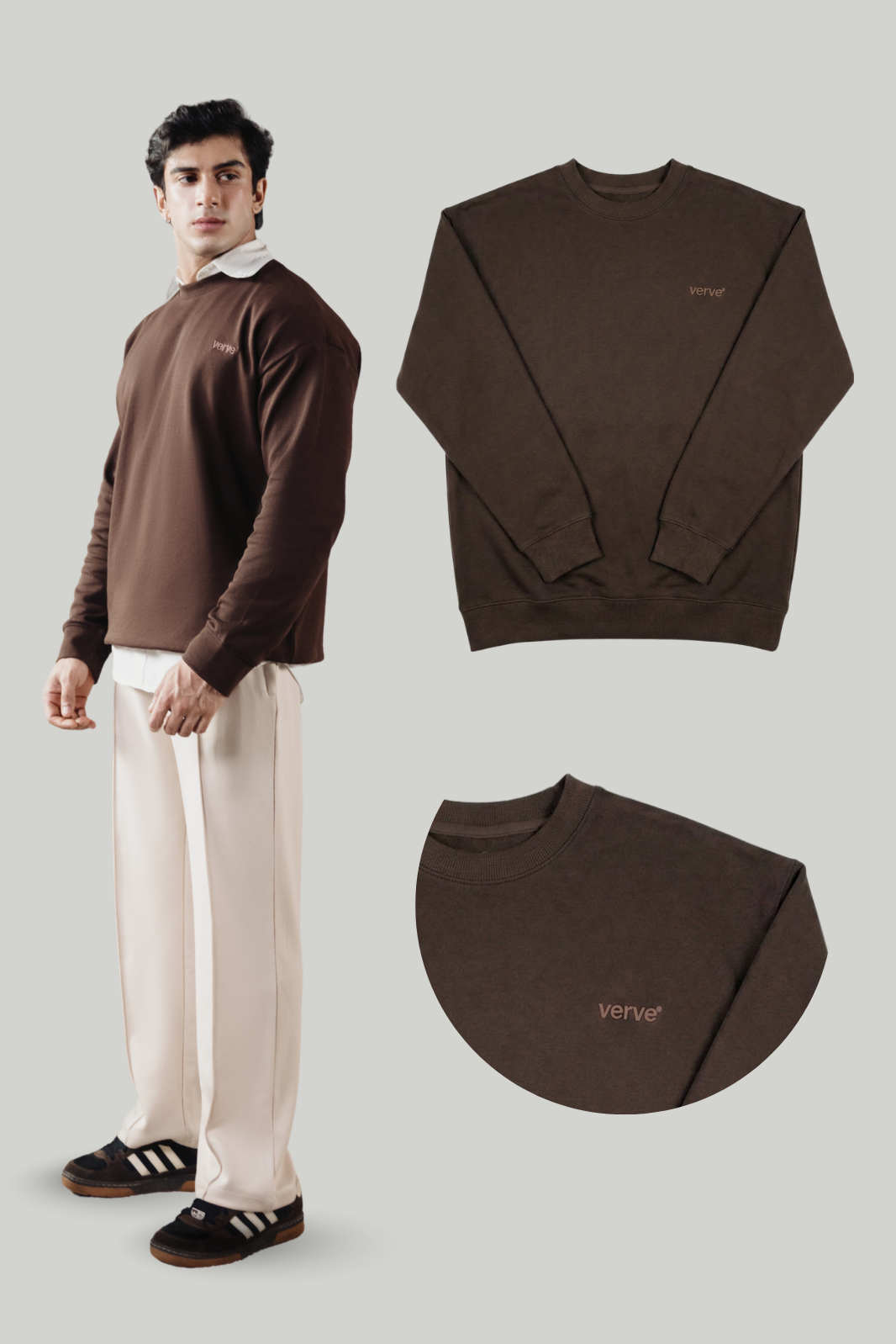Pack of 3 Basic Sweatshirts