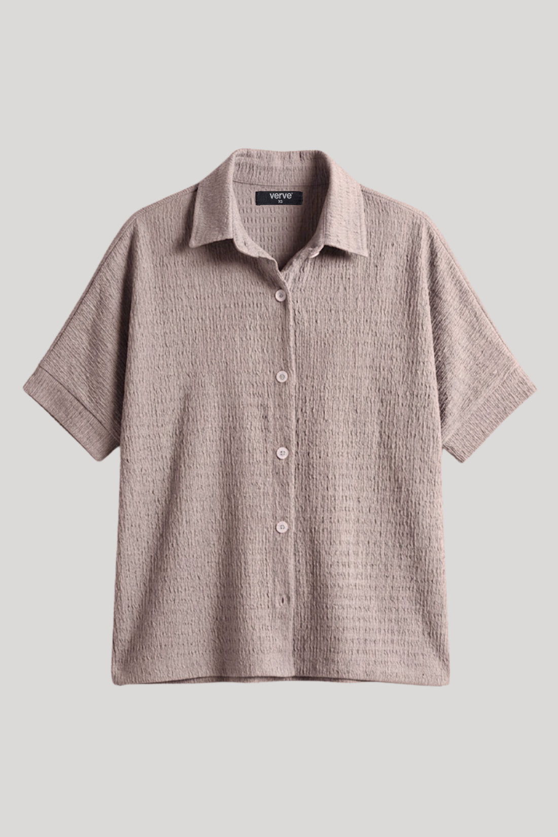 BATWING SLEEVE BUTTON UP SHIRT