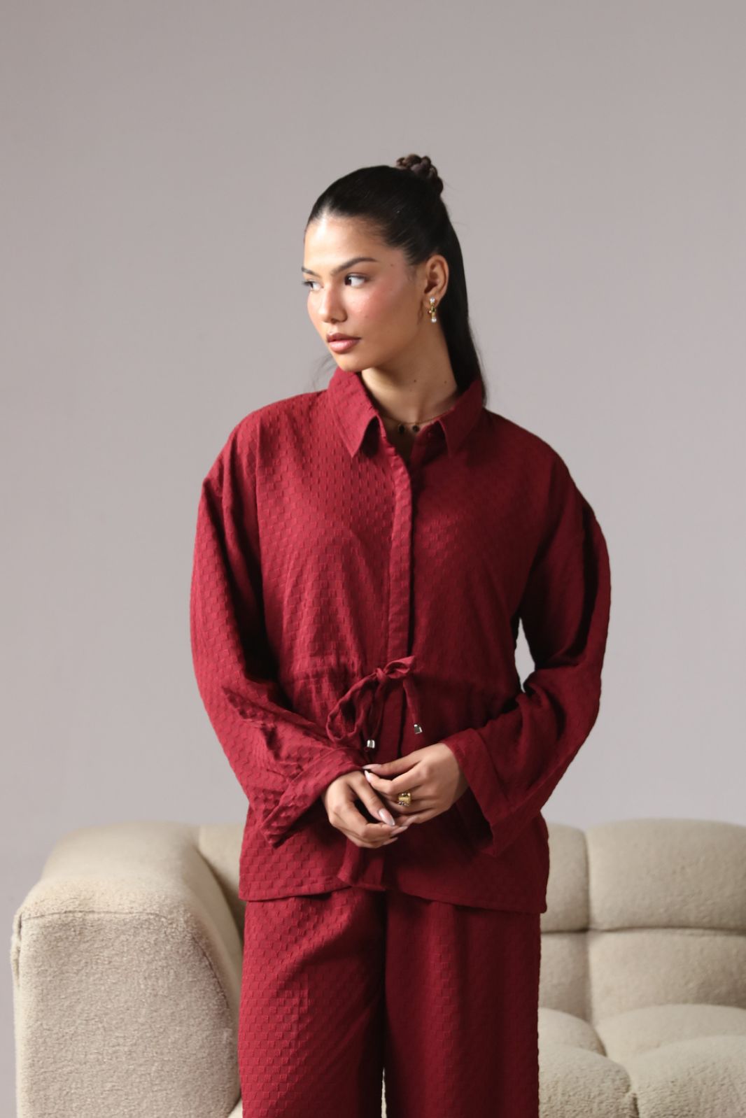 TEXTURED LOUNGE SET