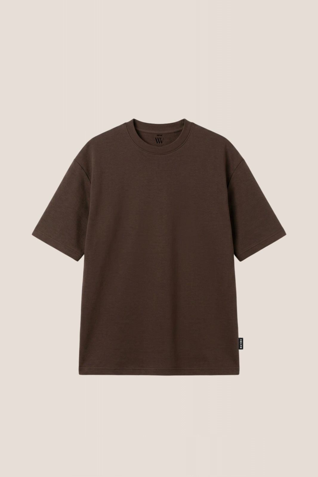 SOLID SCUBA TEE - BROWN