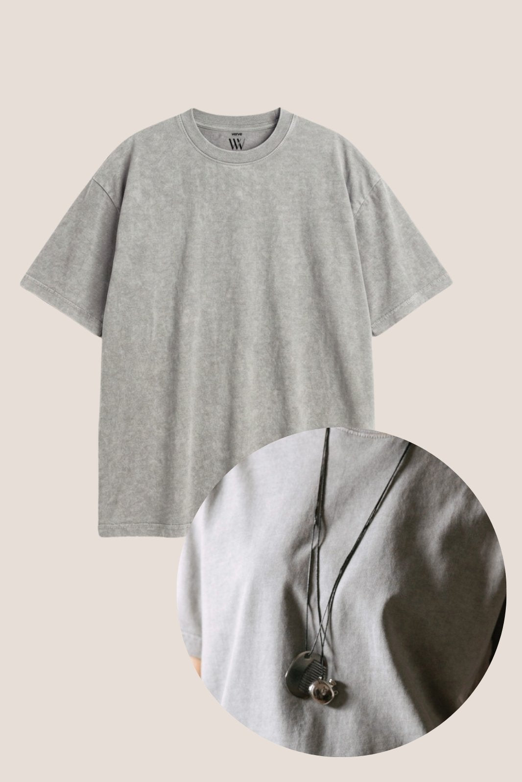 Pack of 4 Acid Wash Tees