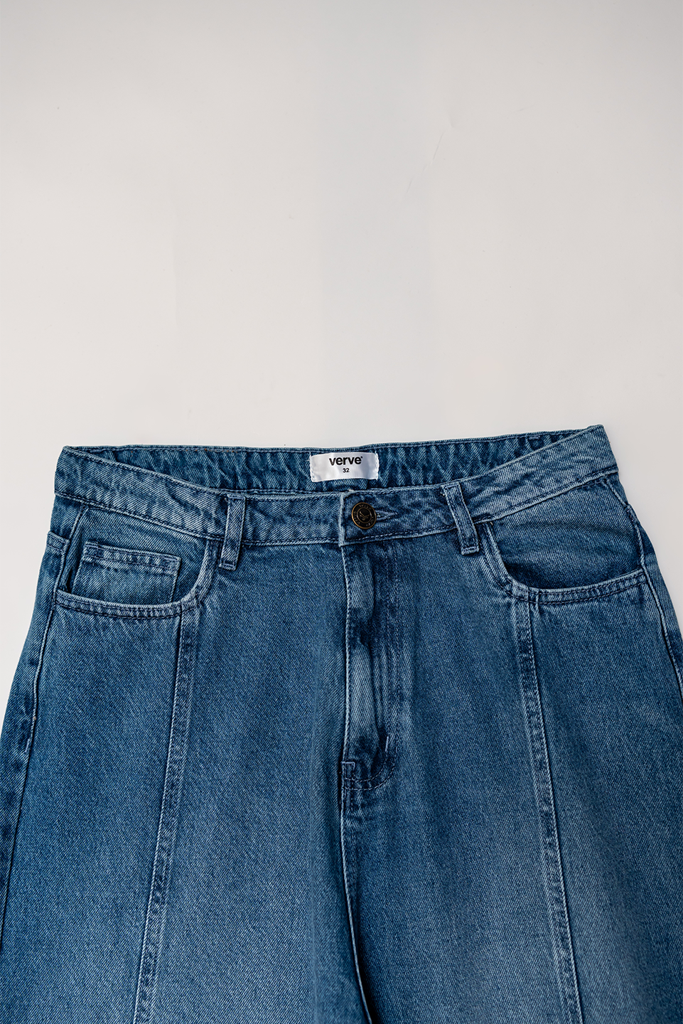 SIDE SLIT WIDE LEG JEANS