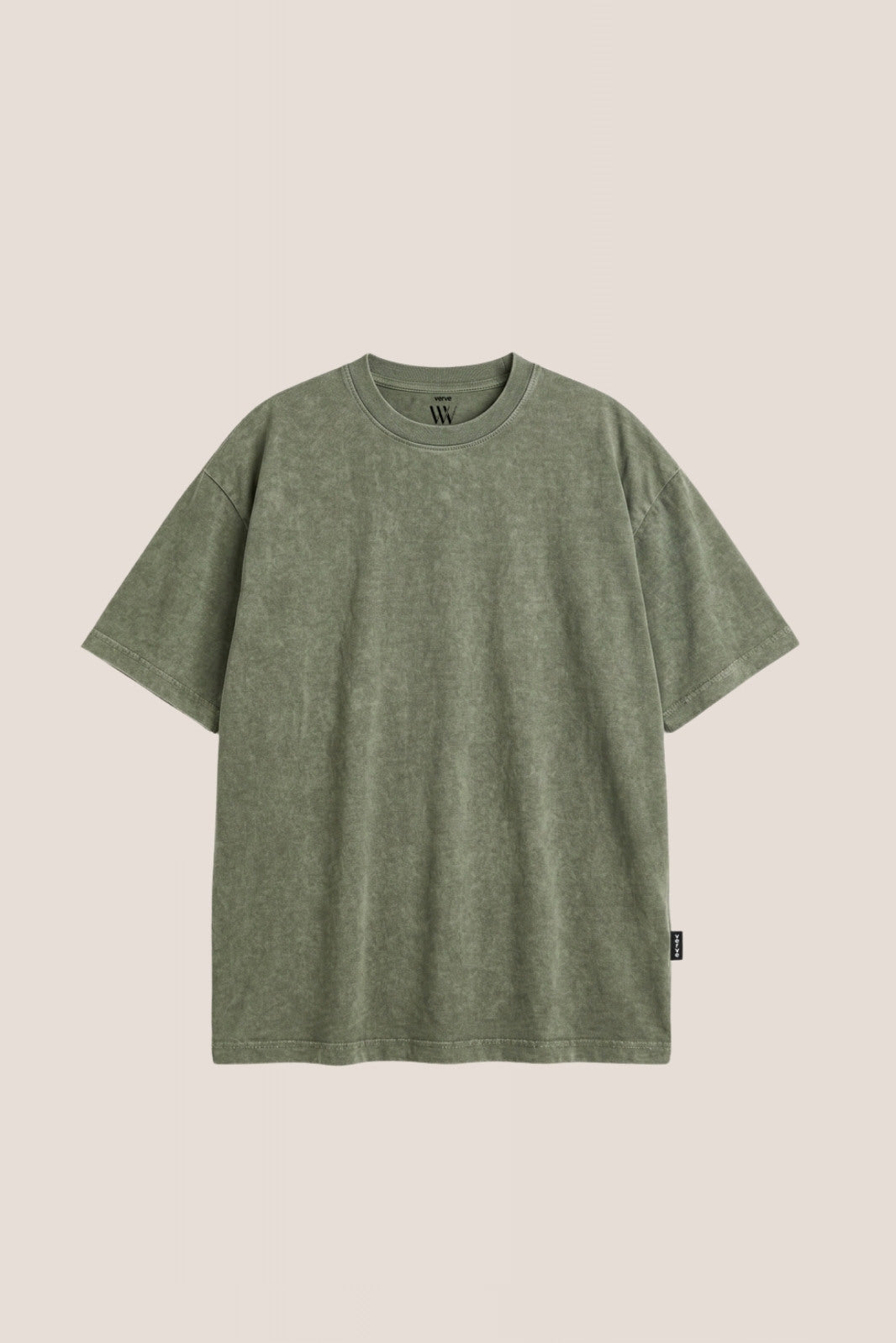 ACID WASH TEE - GREEN