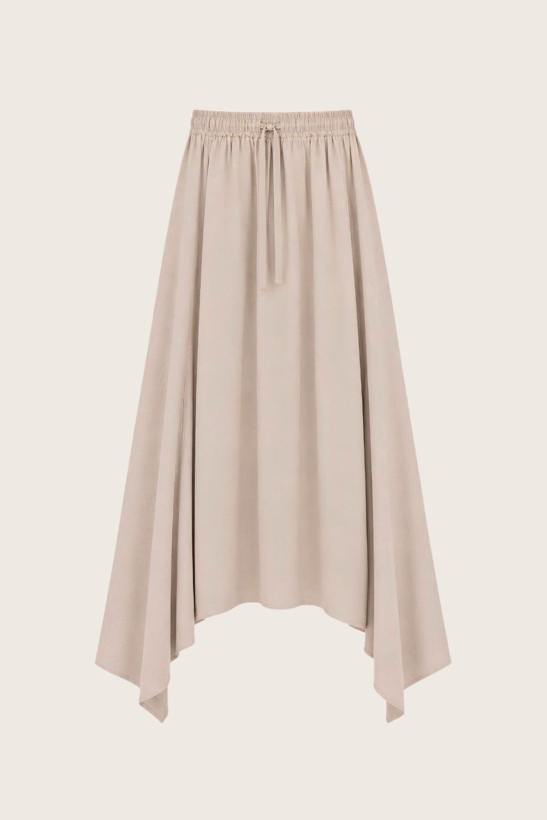 DRAWSTRING GATHERED SKIRT
