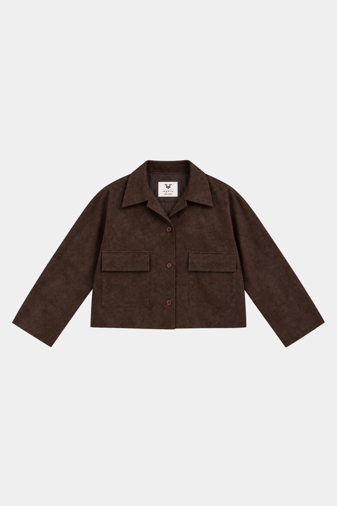 STRUCTURED CROC JACKET