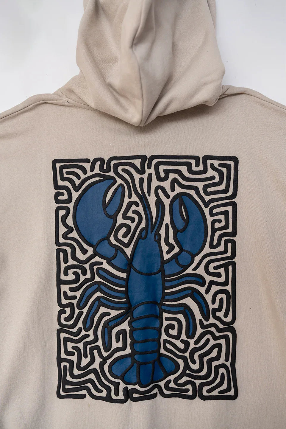 beige hoodie for men