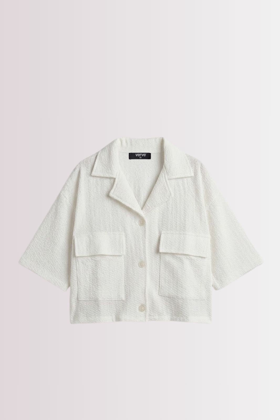 RELAXED FIT CROPPED SHIRT