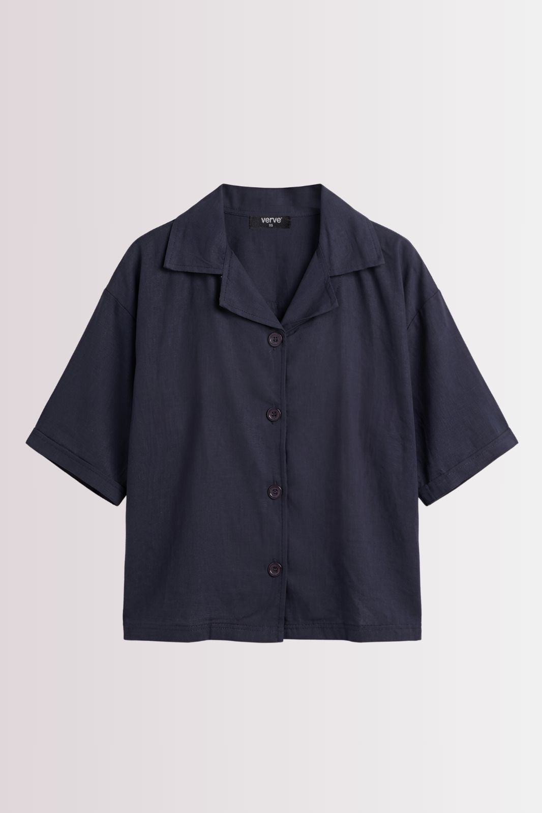 RELAXED FIT RESORT SHIRT BLUE