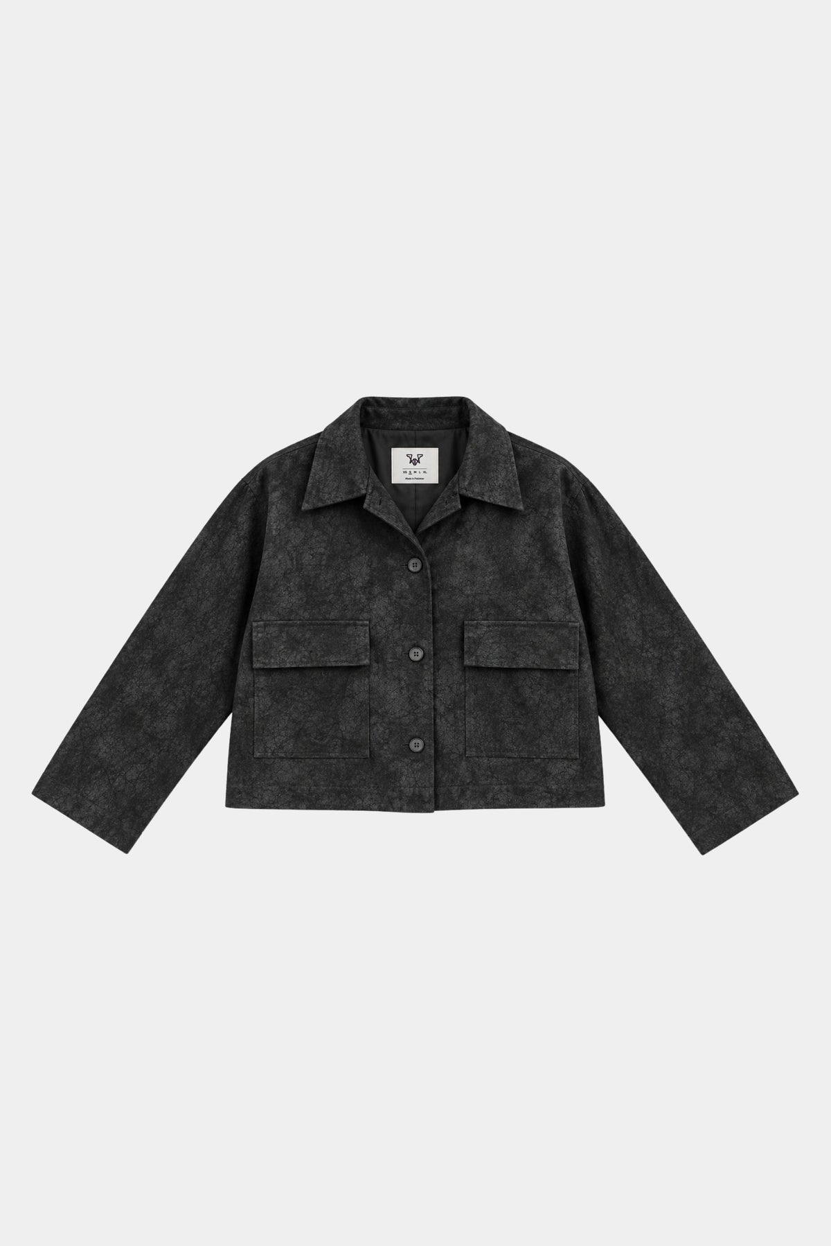 STRUCTURED CROC JACKET