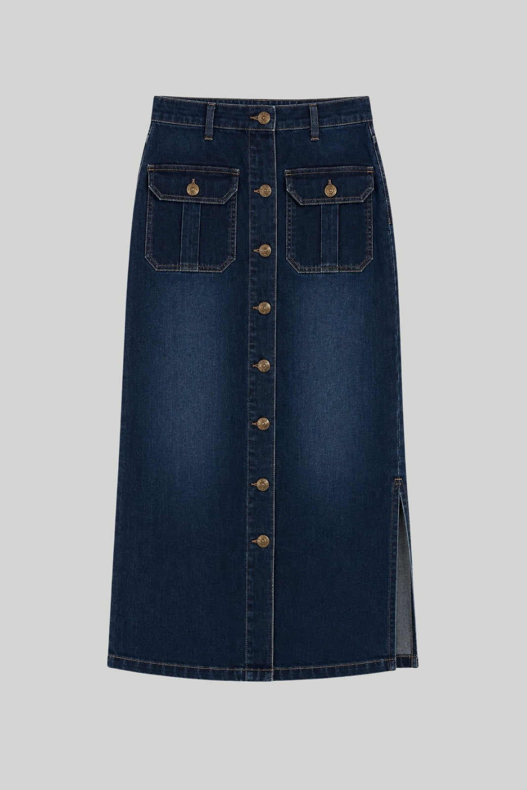 BUTTON DOWN SKIRT