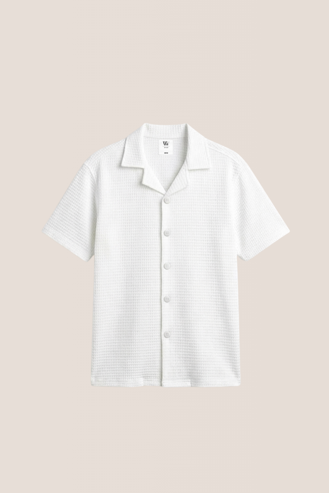 TEXTURED RESORT SHIRT - WHITE