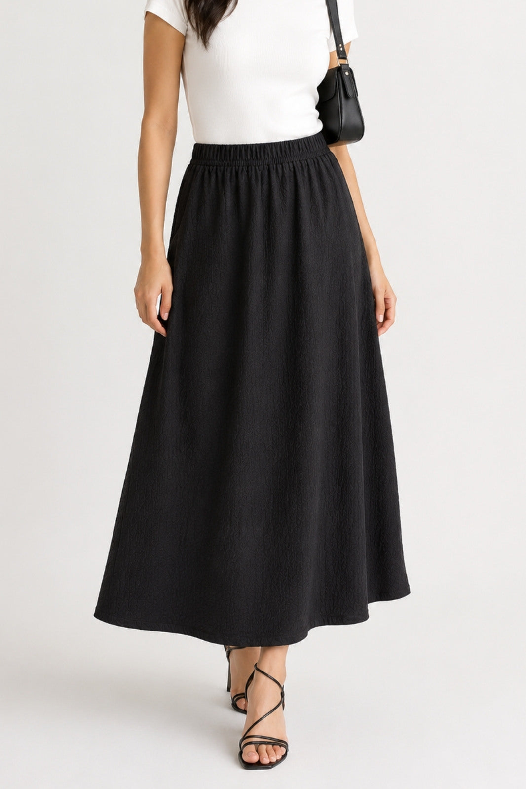 RIPPLE NOIR SKIRT