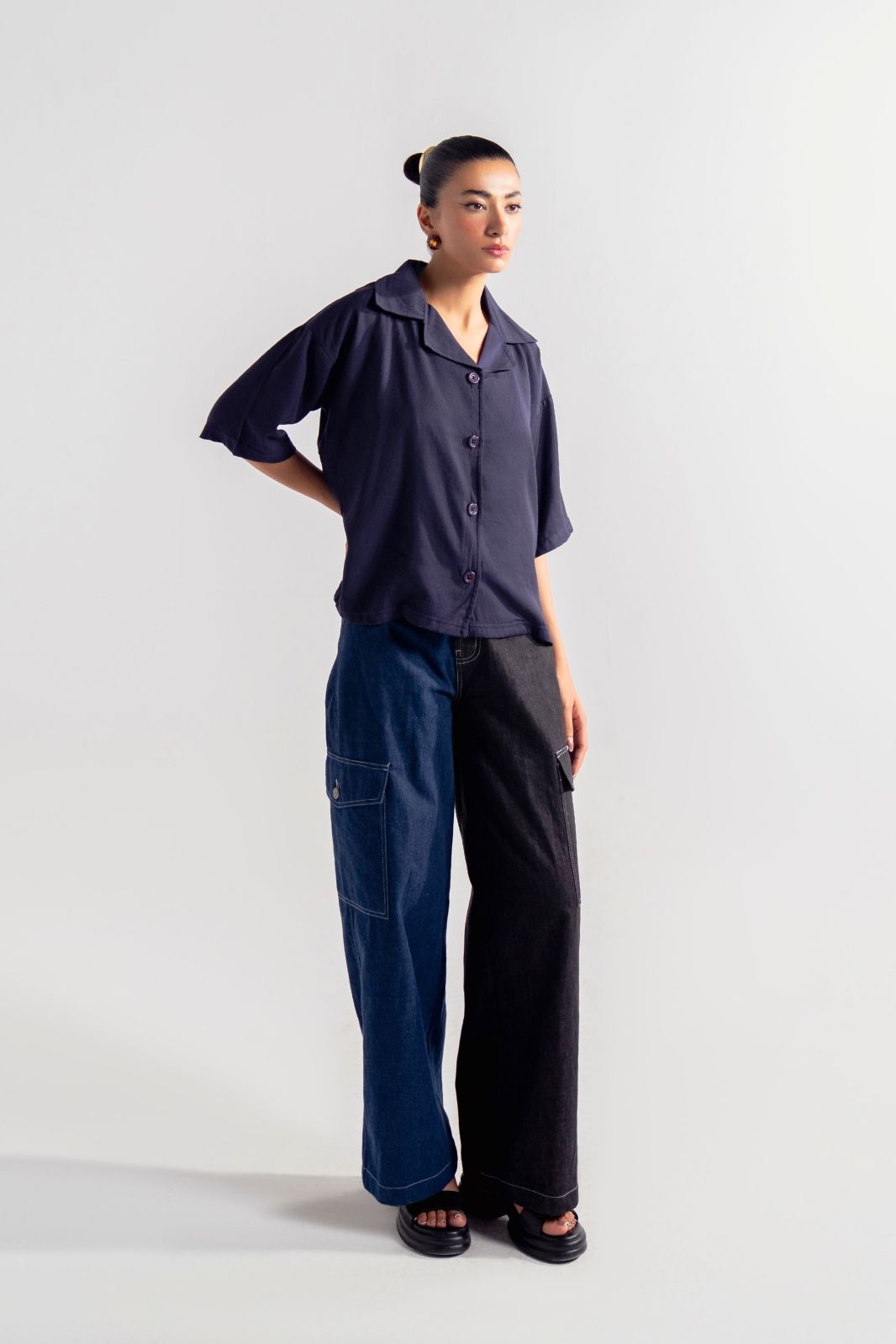 RELAXED FIT RESORT SHIRT BLUE
